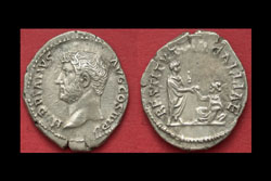 Hadrian, Denarius, Restoration of Gaul reverse, SOLD!